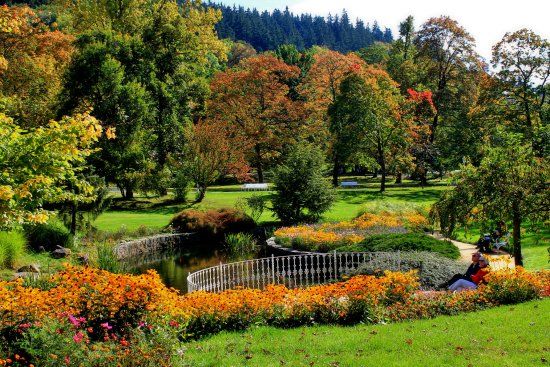 Parky v Mariánských Lázních